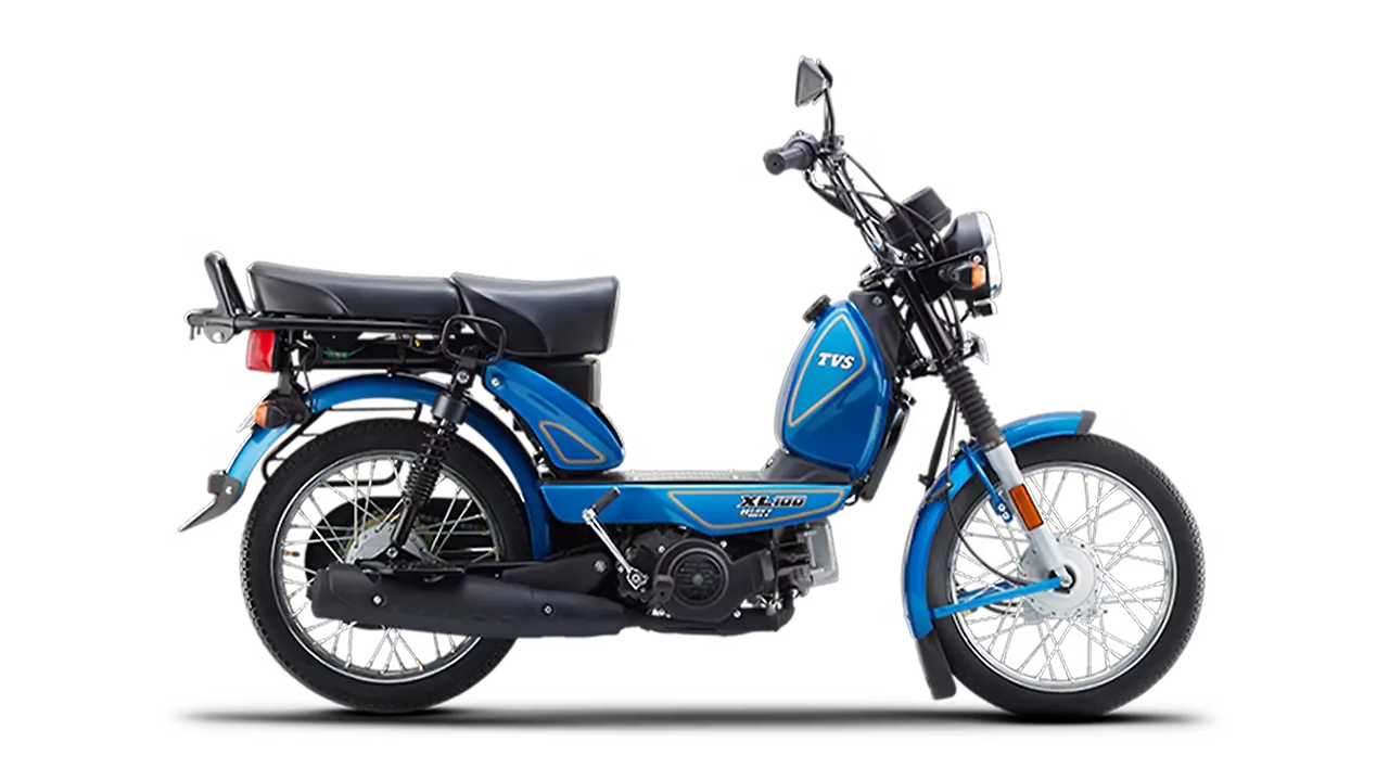 TVS XL100 कीमत, माइलेज, फीचर्स और रिव्यू: भारी सामान ढोने के लिए सबसे किफ़ायती बाइक