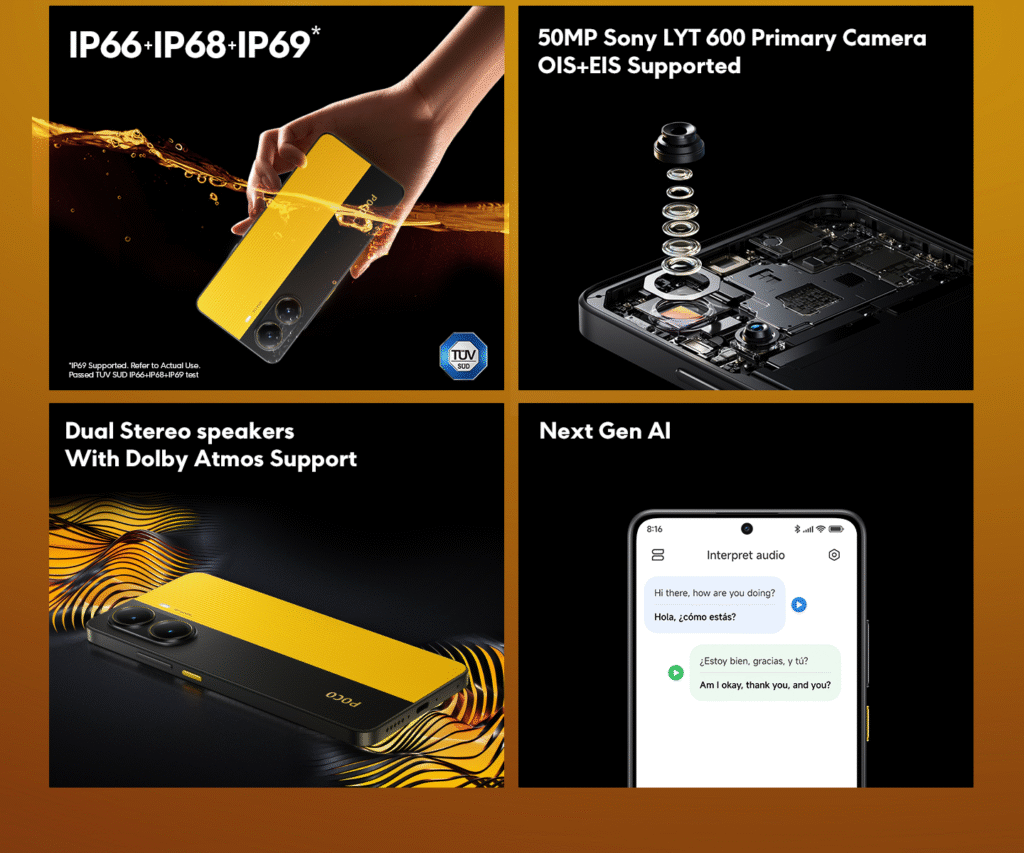 POCO X7 5G: स्टाइलिश डिज़ाइन और प्रीमियम लुक वाला स्मार्टफोन, जो पहली नज़र में ही दिल जीत ले POCO X7 5G