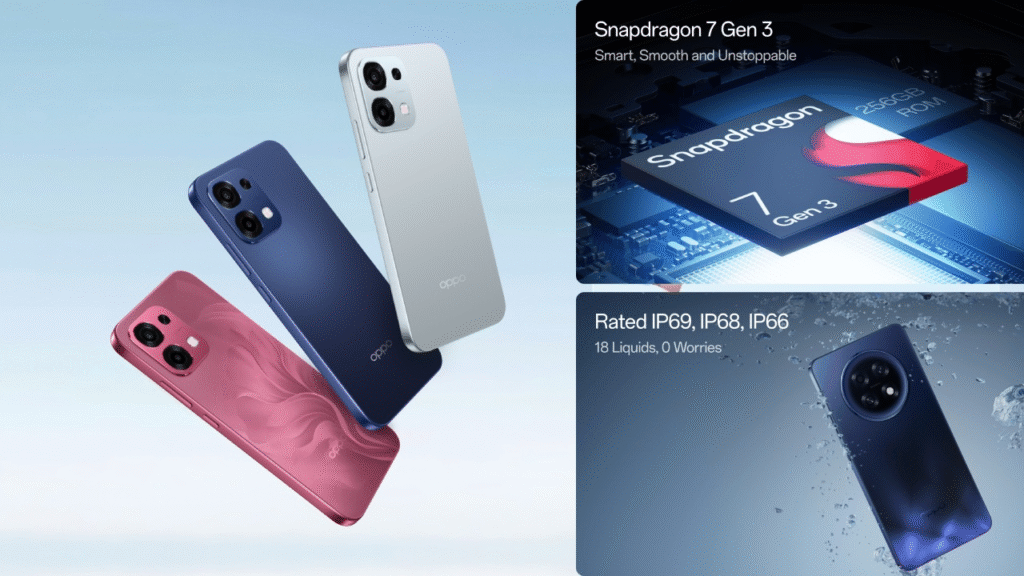 OPPO F31 5G: स्टाइलिश डिज़ाइन, स्मूद परफॉरमेंस और दमदार बैटरी वाला 5G स्मार्टफोन OPPO F31