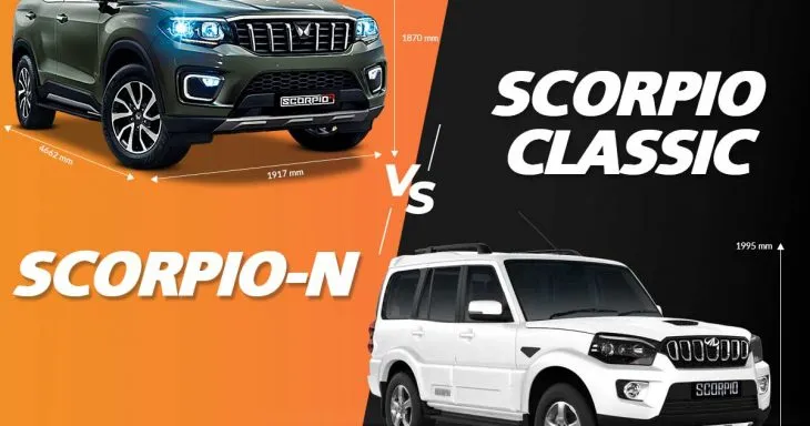 Mahindra Scorpio N vs Mahindra Scorpio Classic