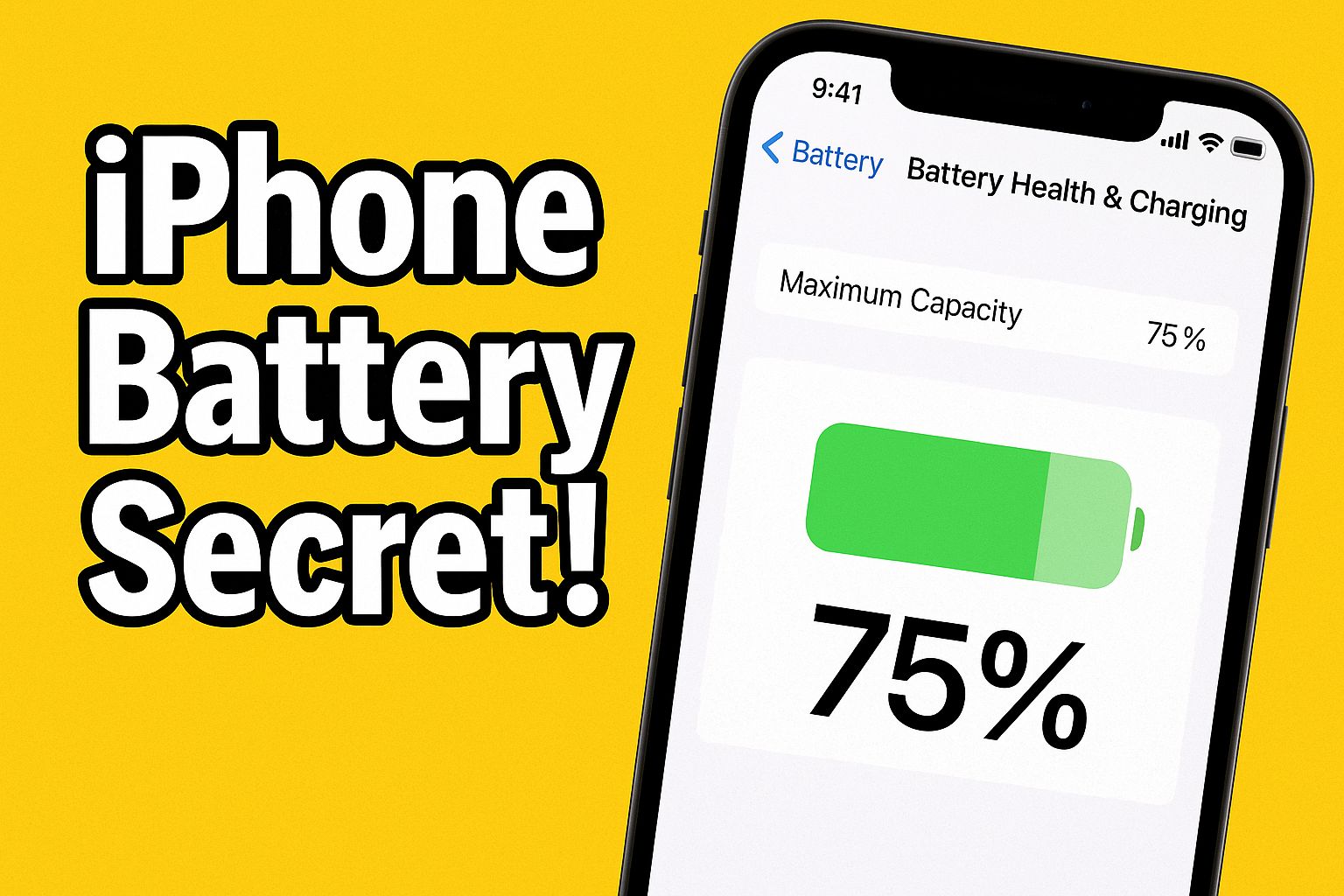 iPhone battery health secret
