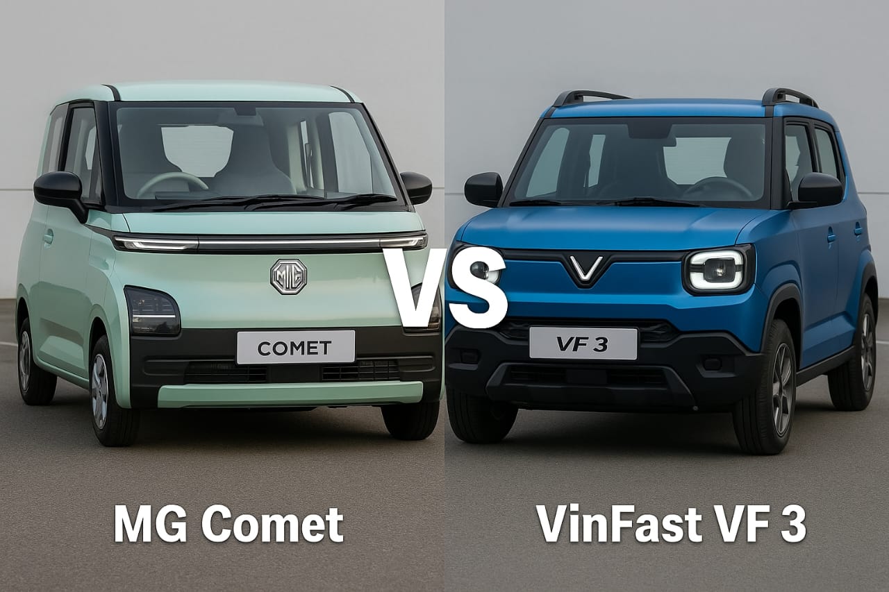 VinFast VF 3 vs MG Comet EV