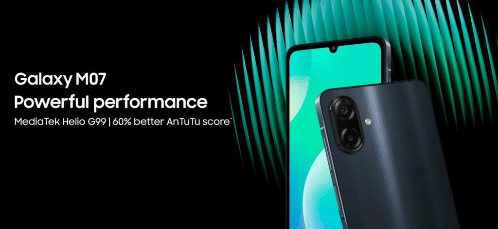 Samsung Galaxy M07 – ₹6,899 में मिल रहा है दमदार बजट स्मार्टफोन, 6-साल अपडेट सपोर्ट और 5000mAh बैटरी के साथ आया बड़ा धमाका Samsung Galaxy M07