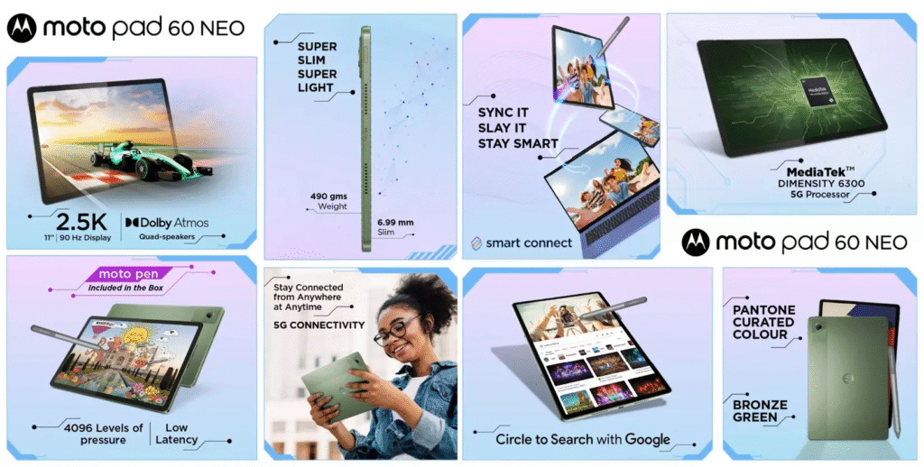 स्टडी, OTT और गेमिंग—हर काम में फिट है नया Moto Pad 60 Neo, जानिए पूरी डिटेल