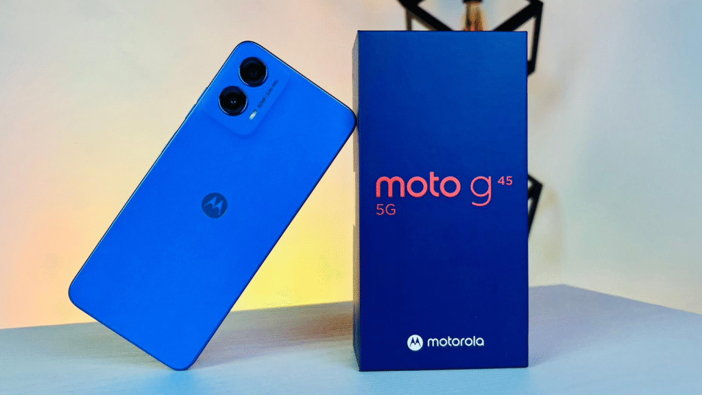 Moto G45 5G – बजट सेगमेंट का नया गेम-चेंजर, 120Hz स्क्रीन + Snapdragon चिप के साथ धमाल!