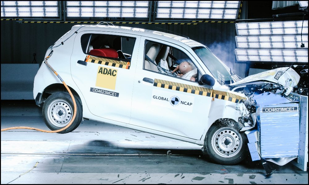 Maruti Celerio Global NCAP Crash Test : मारुति सेलेरियो माइलेज में आगे पर सेफ्टी में रह गई पीछे!!! Maruti Celerio
