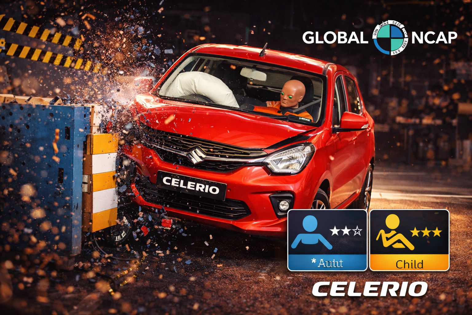 Maruti Celerio Global NCAP