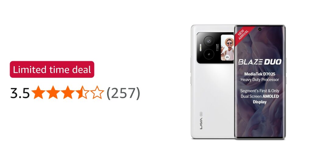 Lava Blaze Duo 5G: दो स्क्रीन वाला यूनिक स्मार्टफोन, अब बड़े डिस्काउंट के साथ Lava Blaze Duo 5G