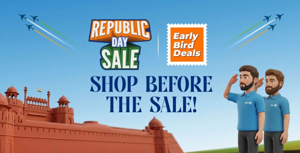 ₹82,900 से ₹74,999 तक : Republic Day Sale 2026 में iPhone 17 की कीमत क्यों गिरी ? https://www.flipkart.com/apple-iphone-17-black-256-gb/p/itm6eb39da622cdd