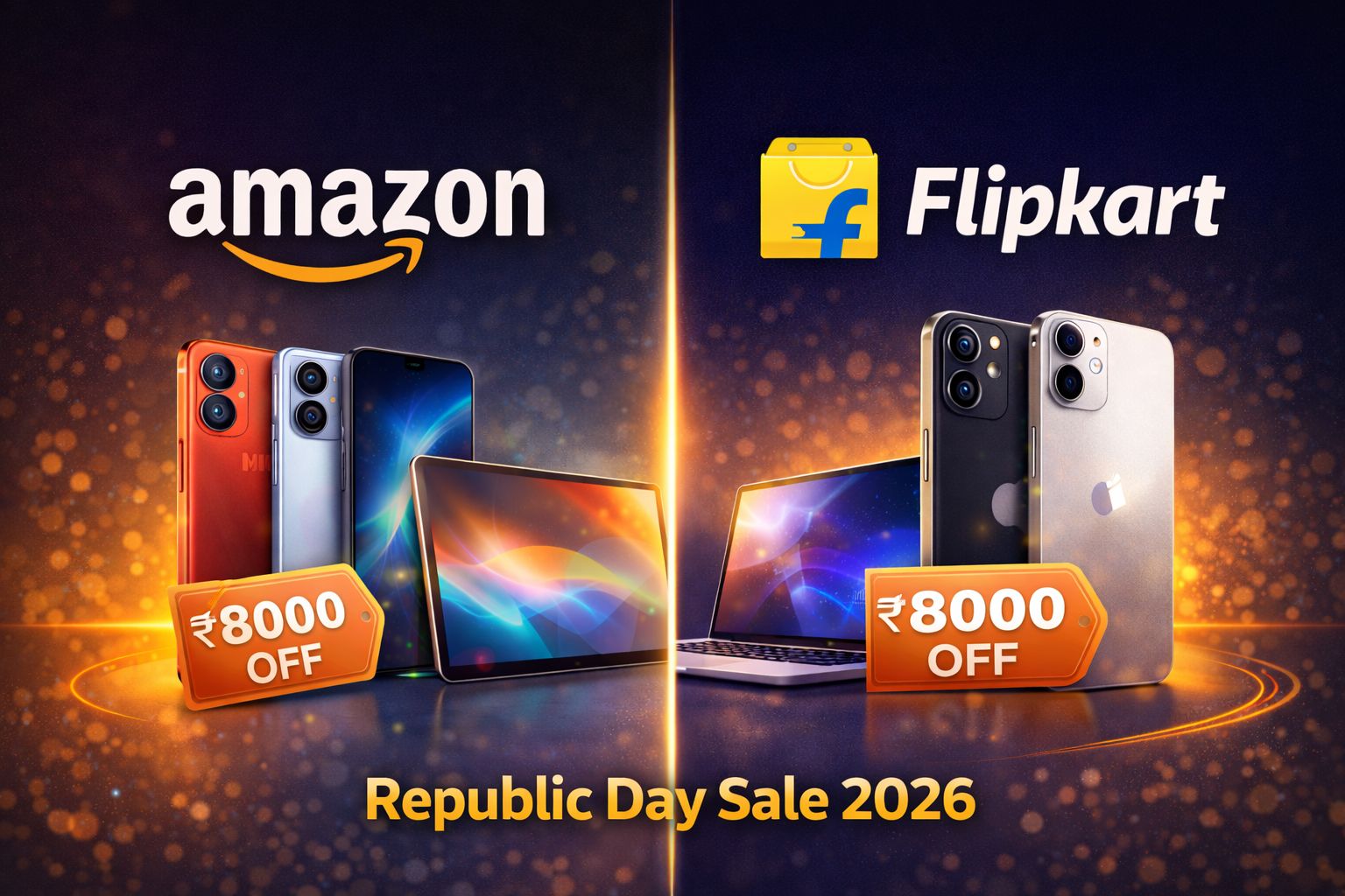 Republic Day Sale 2026 : Amazon vs Flipkart - किसकी डील ज्यादा दमदार ?