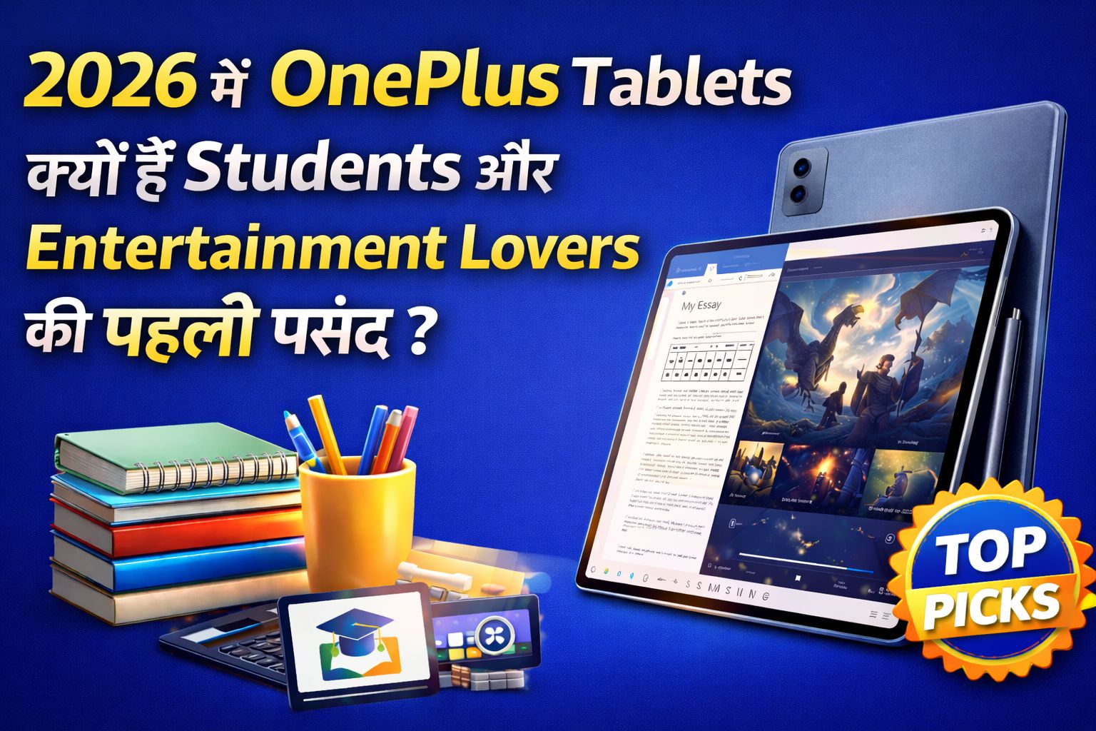 2026 में OnePlus Tablets क्यों हैं Students और Entertainment Lovers की पहली पसंद ?