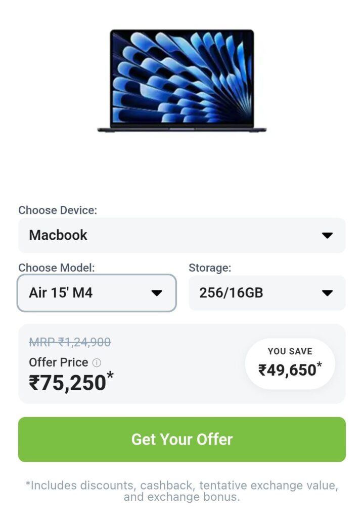 Apple MacBook पर ऐतिहासिक छूट: Unicorn Unifest में MacBook Air M2 और M4 बेहद कम कीमत पर Apple MacBook