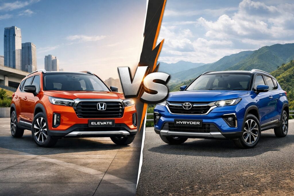 Honda Elevate ZX Automatic vs Toyota Hyryder V Petrol Automatic: कौन-सी SUV है बेहतर? Honda Elevate ZX Automatic vs Toyota Hyryder V Petrol Automatic: कौन-सी SUV है बेहतर?