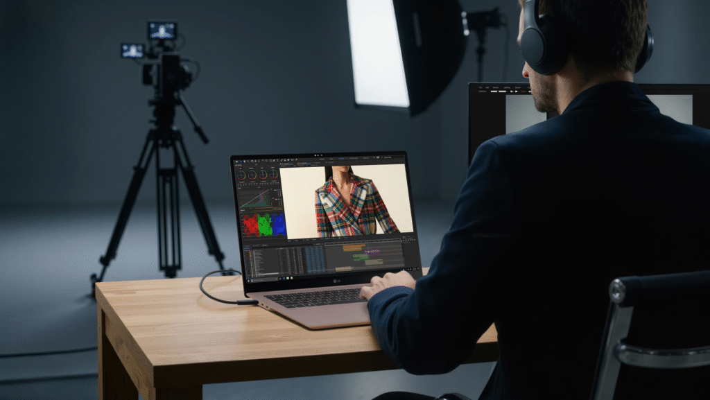 LG Gram 2026 लैपटॉप्स का ऐलान: नए Aerominum बॉडी और AI फीचर्स के साथ MacBook Air को मिलेगी कड़ी चुनौती LG Gram 2026 लैपटॉप्स का ऐलान: नए Aerominum बॉडी और AI फीचर्स के साथ MacBook Air को मिलेगी कड़ी चुनौती