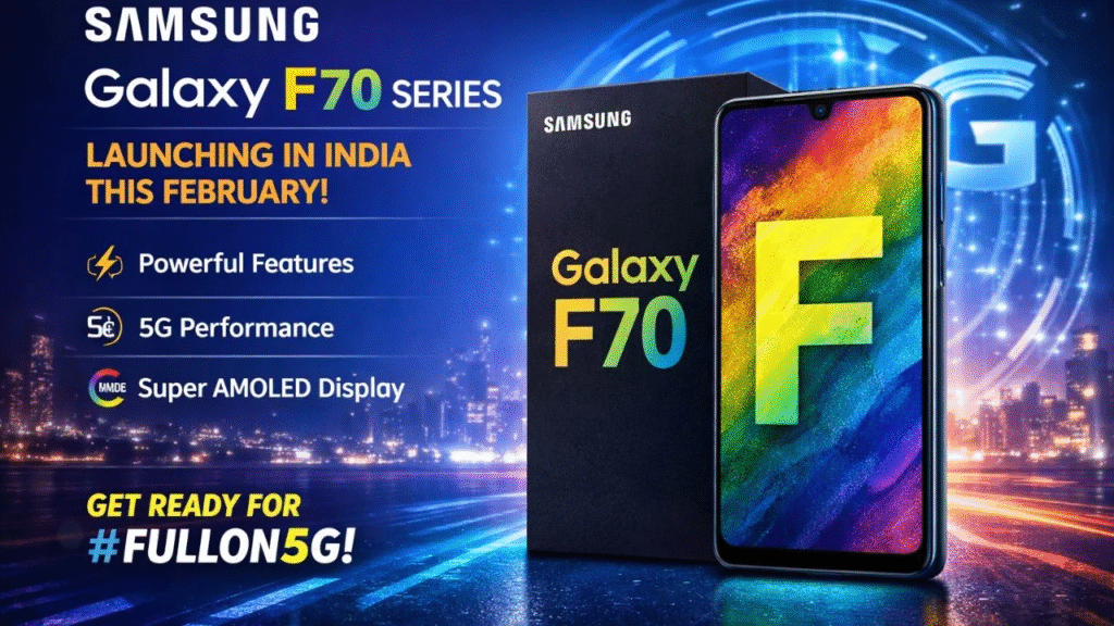Samsung Galaxy F70 Series भारत में लॉन्च: ₹15,000 से कम में दमदार कैमरा, AMOLED डिस्प्ले और 5G सपोर्ट